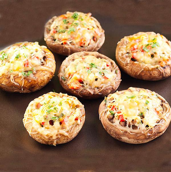 Vegetarian Stuffed Mushrooms Recipe - Commercial Mushroom Growers Ltd